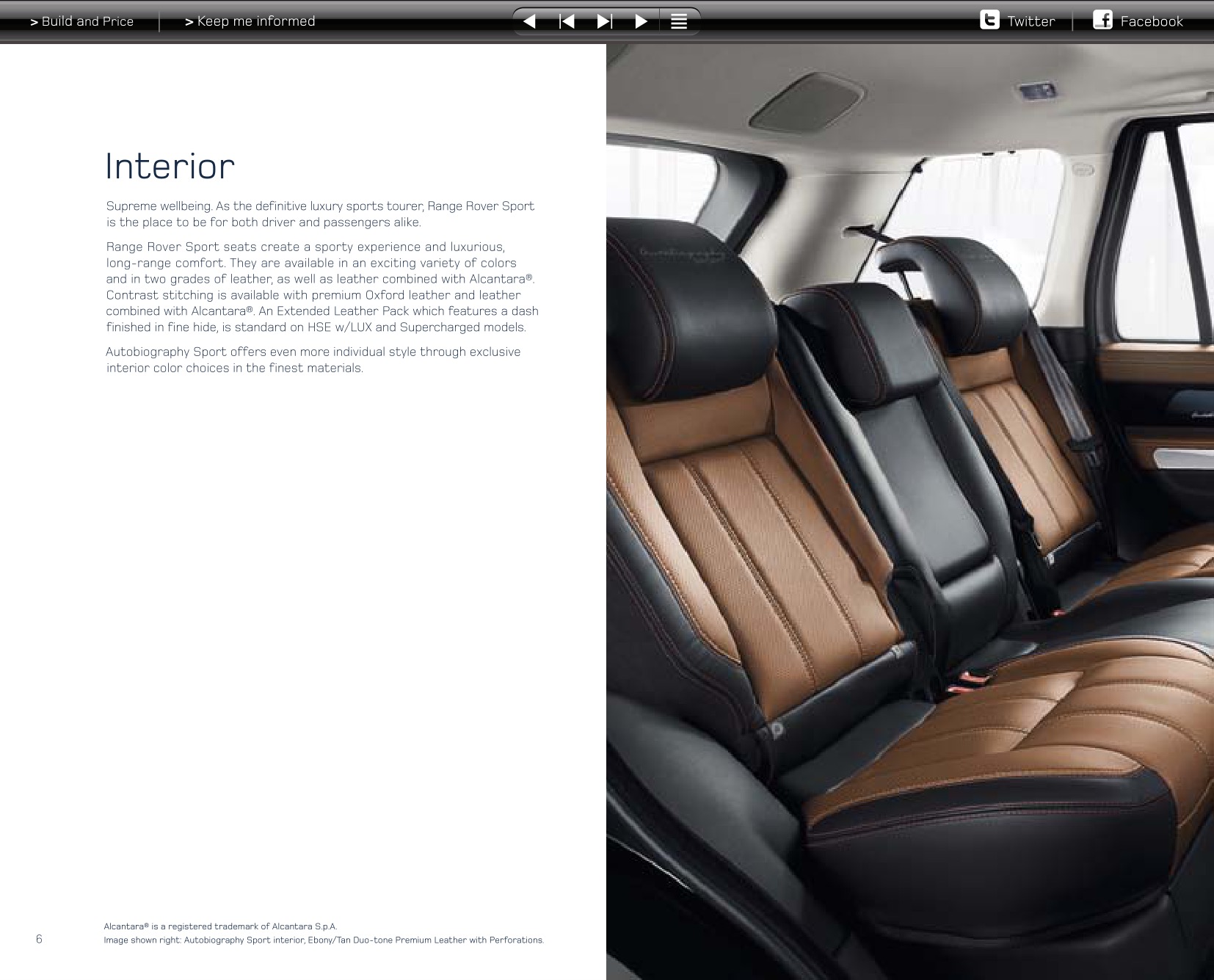 2013 Range Rover Sport Brochure Page 49